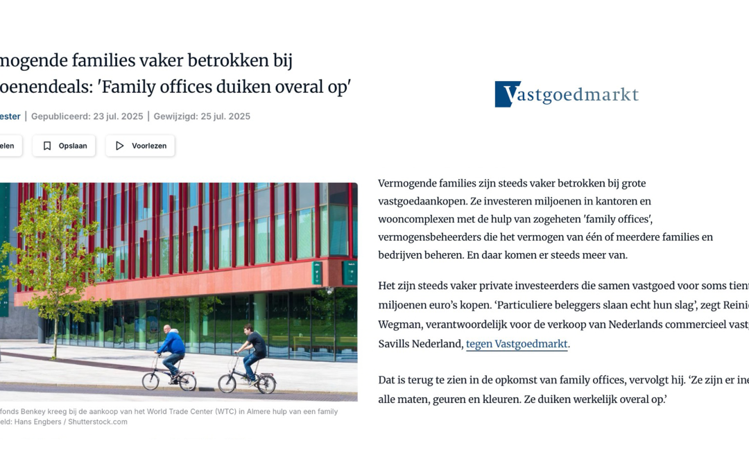 Vlootschouw vastgoedmarkt 2025-2026:kansen en koers